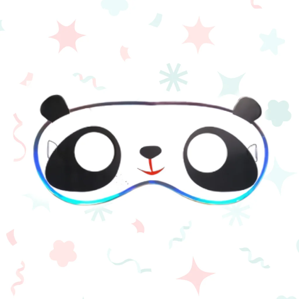 Antifaz de panda