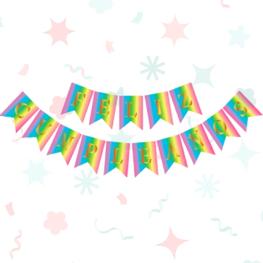 Banderin feliz cumpleaños