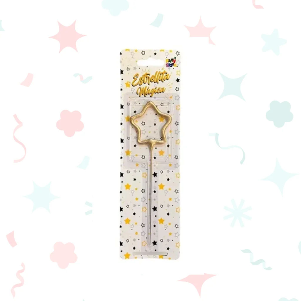 ESTRELLITA MAGICA Dorada FORMA estrella X UNIDAD