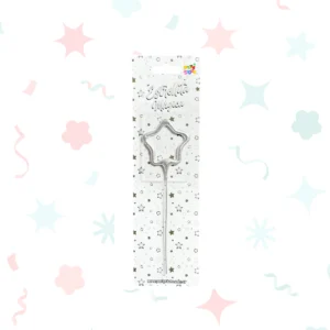 ESTRELLITA MAGICA PLATEADA FORMA ESTRELLA X UNIDAD