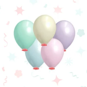 Globos Globby 12 pastel surtido (25 unidades)