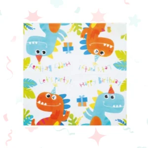 Servilletas de papel Dino (20 unidades)