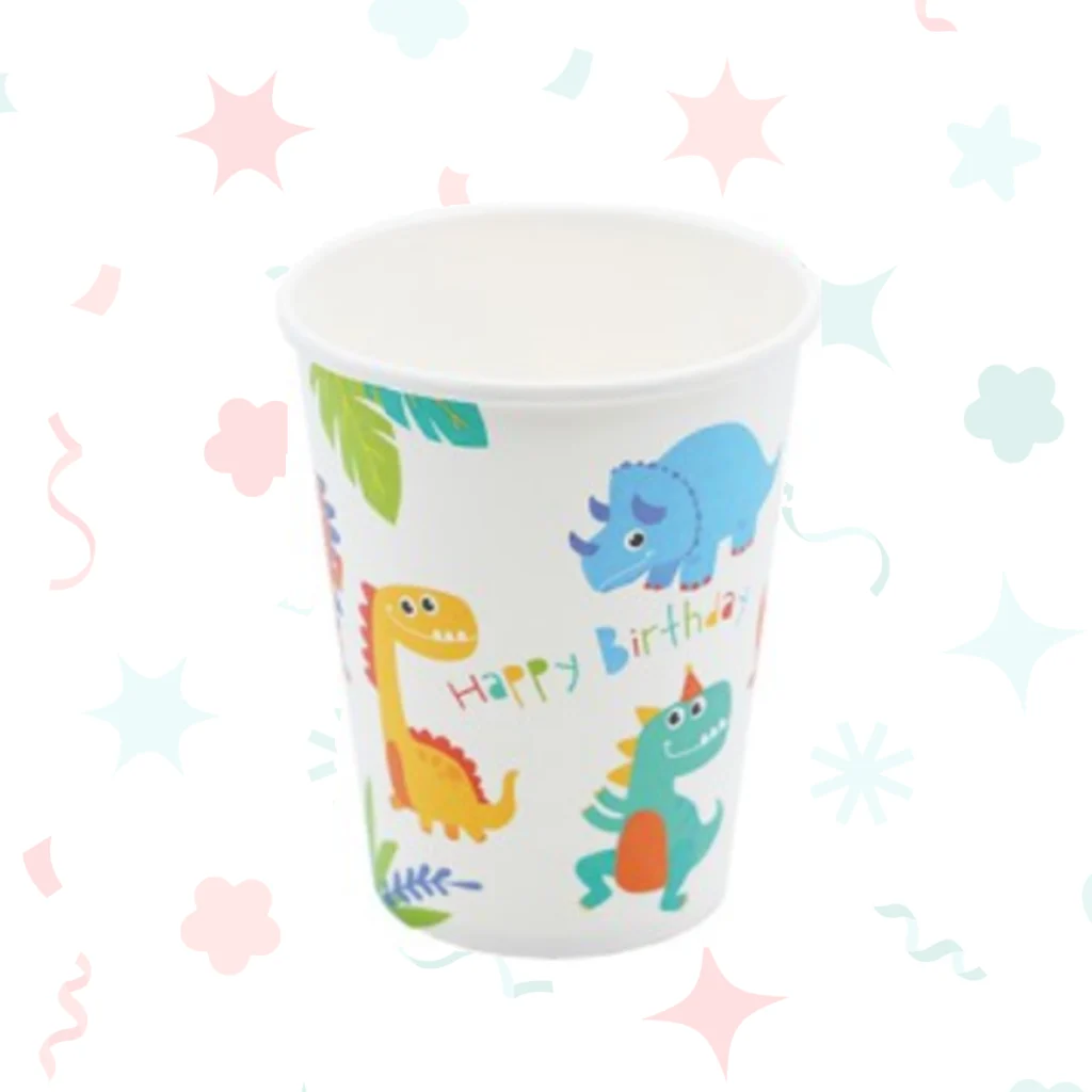 Vasos de polipapel Dino (6 unidades)
