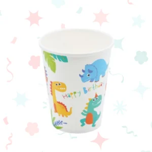 Vasos de polipapel Dino (6 unidades)