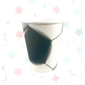 Vasos de polipapel de fútbol de 266 cc (6 unidades)