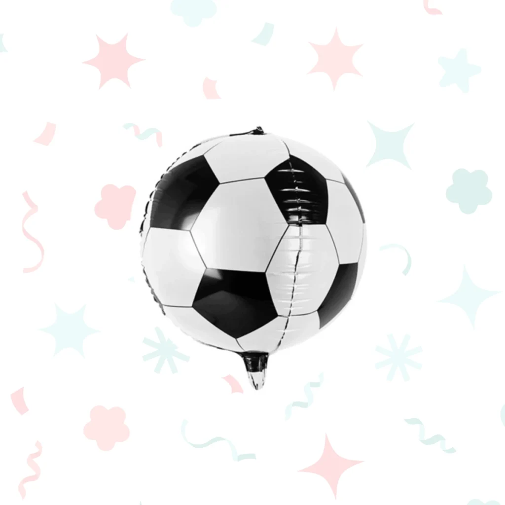 Globo metalizado pelota de futbol