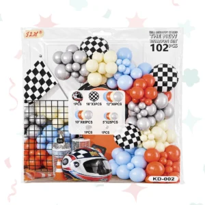 Kit de globos metalizados Autos-Motos (102)