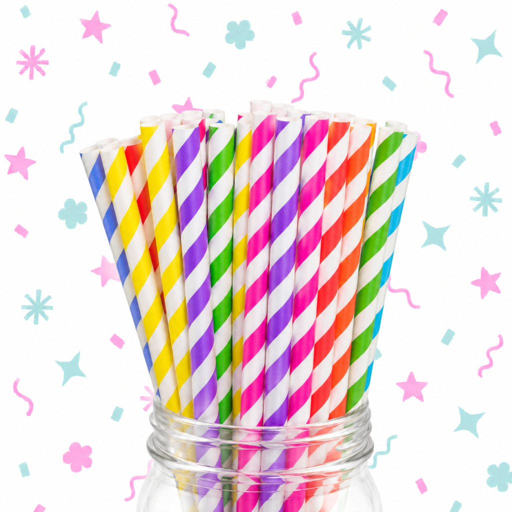Sorbetes de Polipapel Multicolor x 24 Unidades