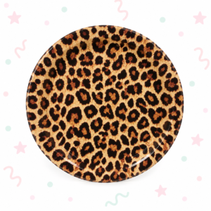 Platos de polipapel “Animal print” de 17 cm (8 unidades)