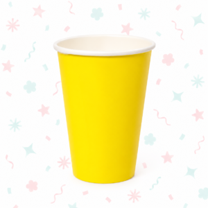 Vaso Polipapel amarillo