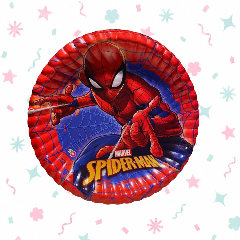 Platos polipapel Hombre Araña x 8 unidades