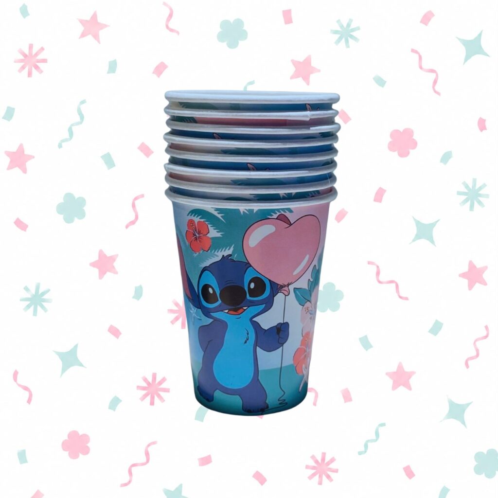 Vasos de Polipapel Lilo & Stitch 266 cc x 8 Unidades