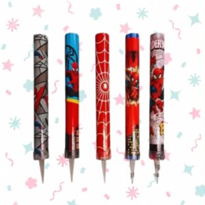 🕷️🕸️ Bengalas de Cumpleaños Hombre Araña – Diseños Surtidos ❤️💙