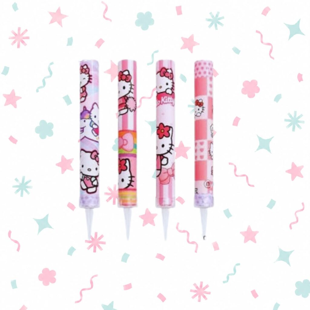 🎀💖 Bengalas de Cumpleaños Hello Kitty – Diseños Surtidos ✨
