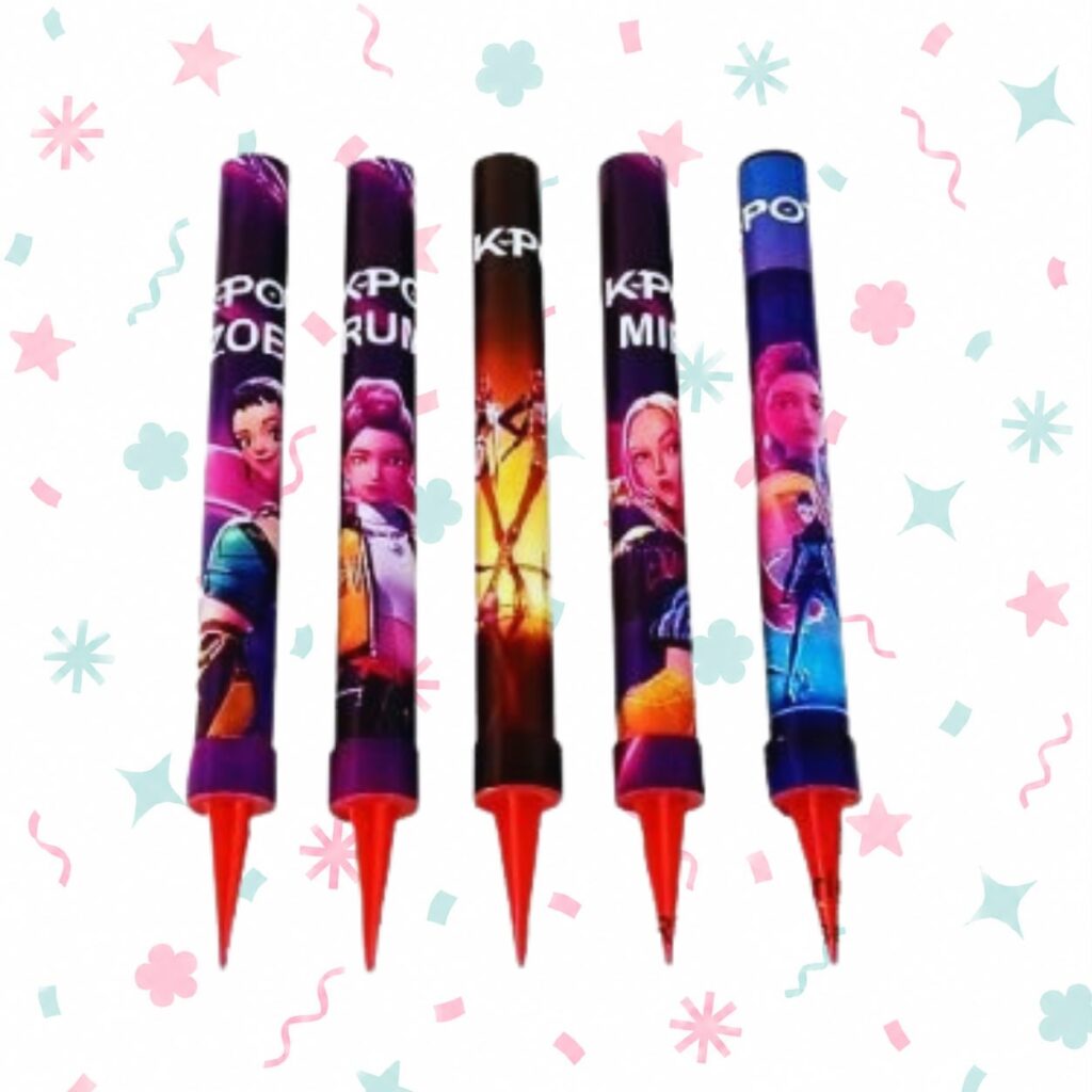 💜🎤 Bengalas de Cumpleaños K-Pop – Diseños Surtidos ✨