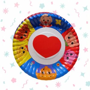 🤡❤️ Platos de Cartón Plim Plim – Diseño Infantil 🎈